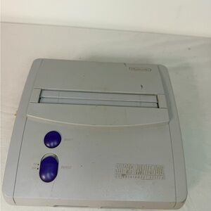 Nintendo SNES Jr SNS-101 Tested Working Console Only Super Nintendo